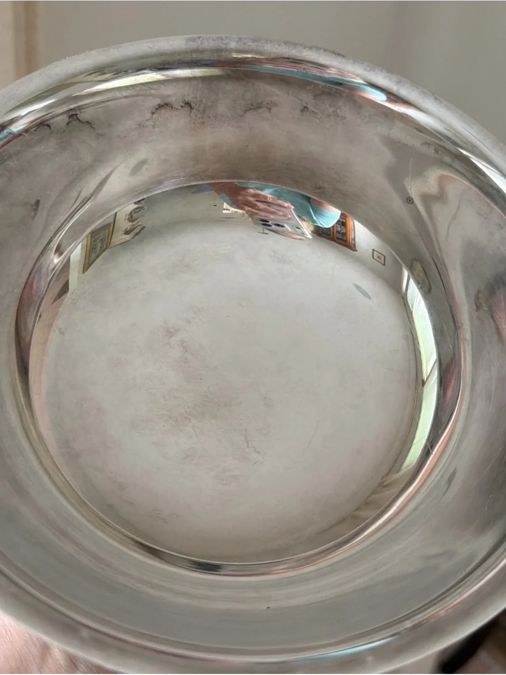 Gorham Polished Silver plated Serving Bowl vintage 8 “ diameter